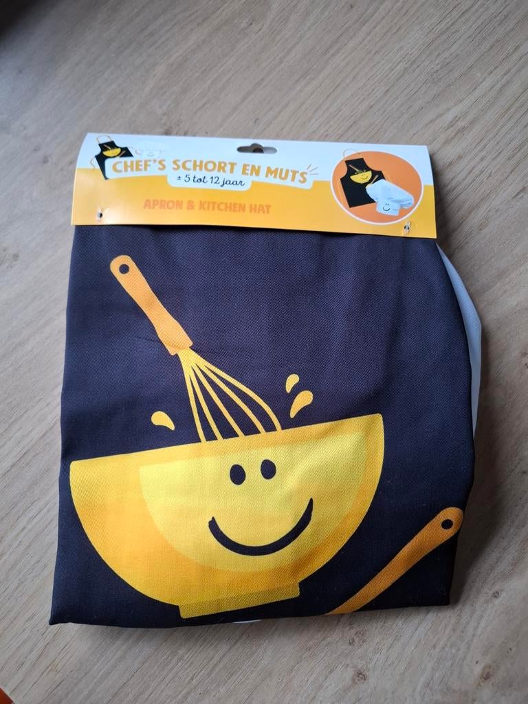 Chef's Schort en Muts voor Kinderen (5-12 jaar), Ophalen of Verzenden, Nieuw