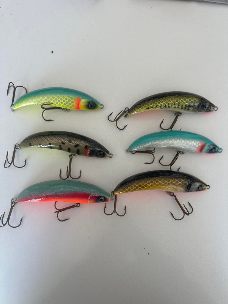 Setje ongebruikte Spigg jerkbaits voor snoek, Watersport en Boten, Hengelsport | Roofvissen, Ophalen of Verzenden, Nieuw, Overige typen