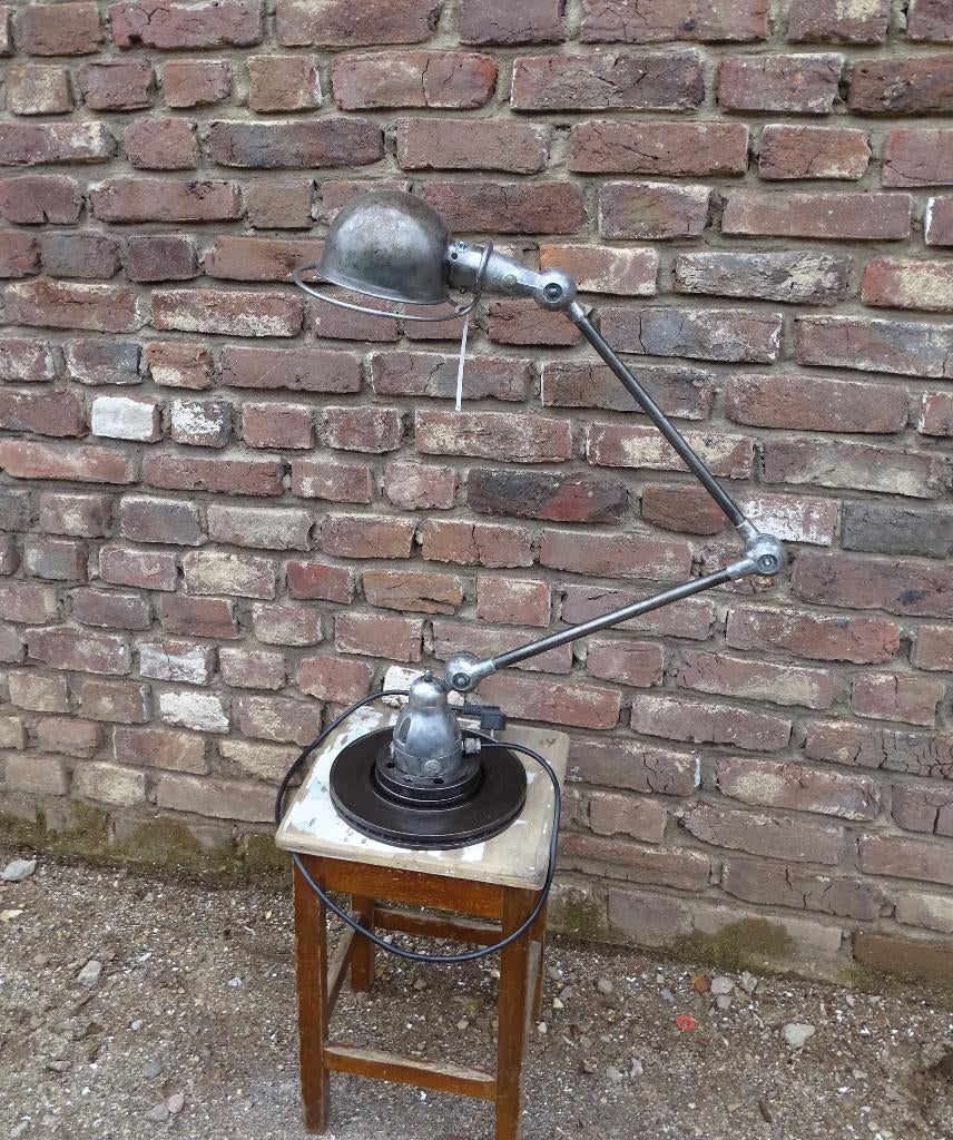 oude jielde kniklamp werklamp bureaulamp staande lamp, Ophalen