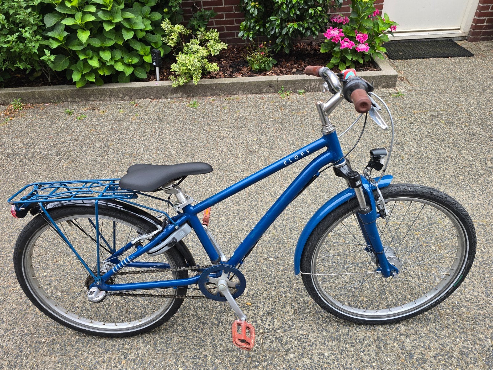 24 inch nette fijn rijdende btwin elops 900 jongensfiets 3v, Ophalen, 24 inch, Velgrem, Versnellingen