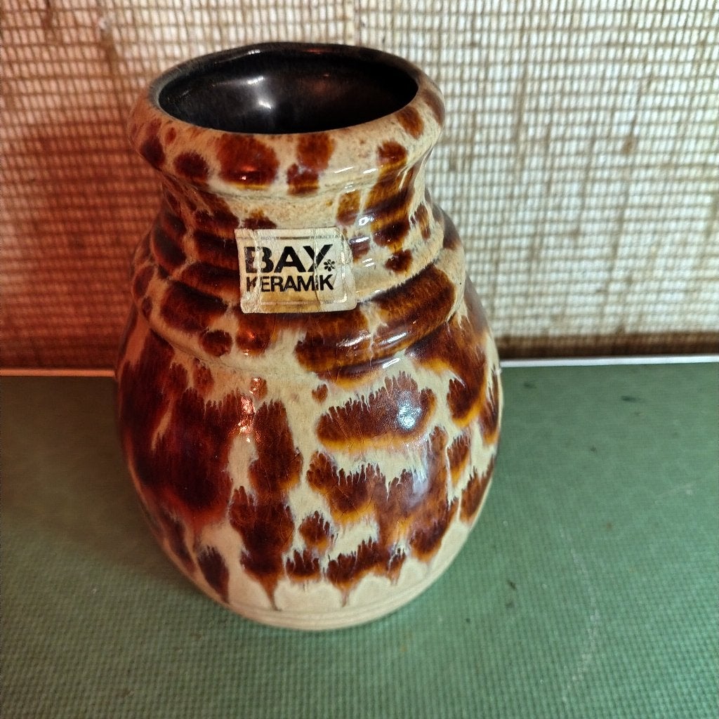 vintage keramieken vaas van Bay Keramik 630-14, Ophalen of Verzenden