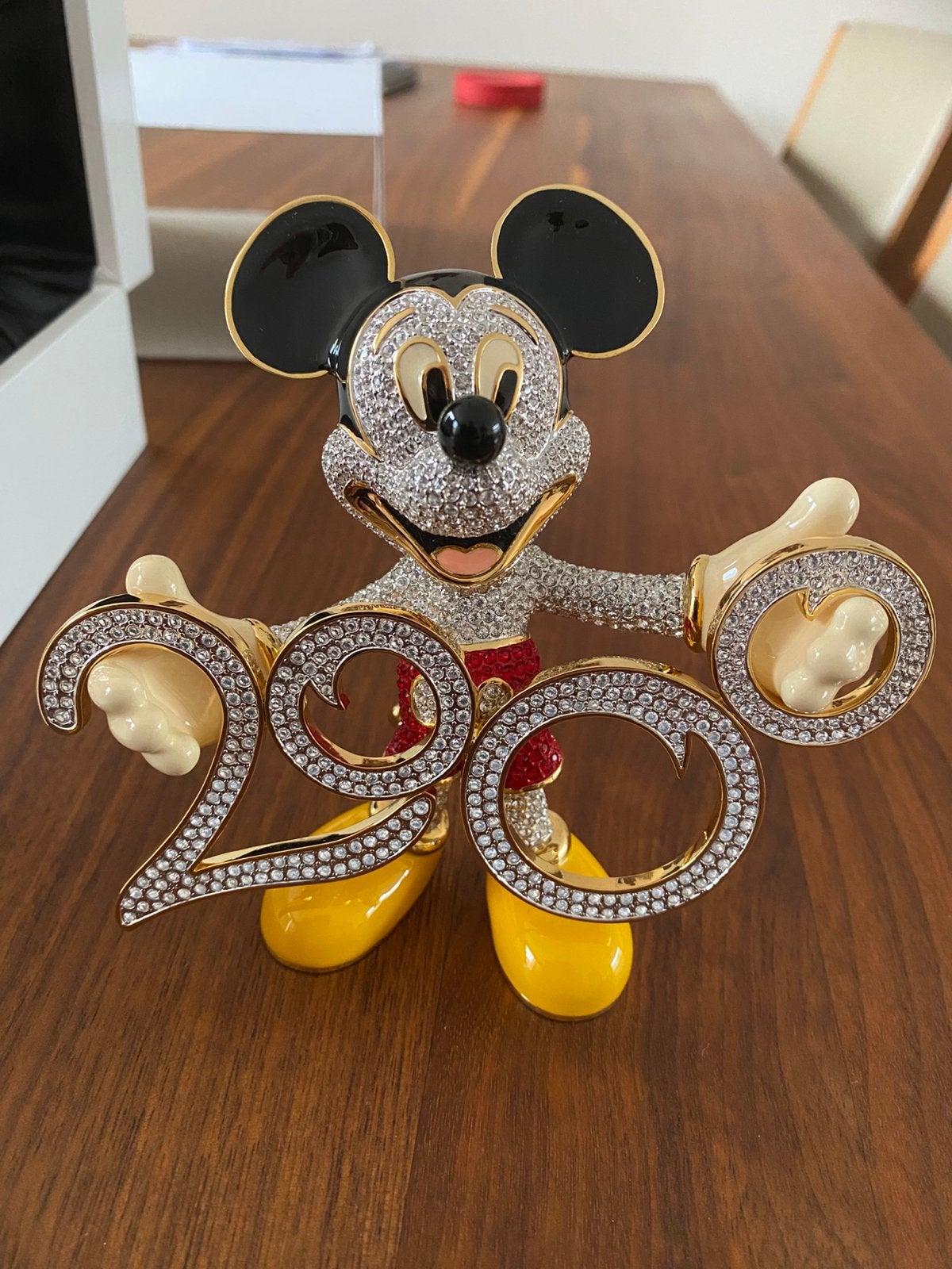 Mickey 2000 met Swarovski steentjes, Ophalen, Mickey Mouse, Nieuw, Beeldje of Figuurtje