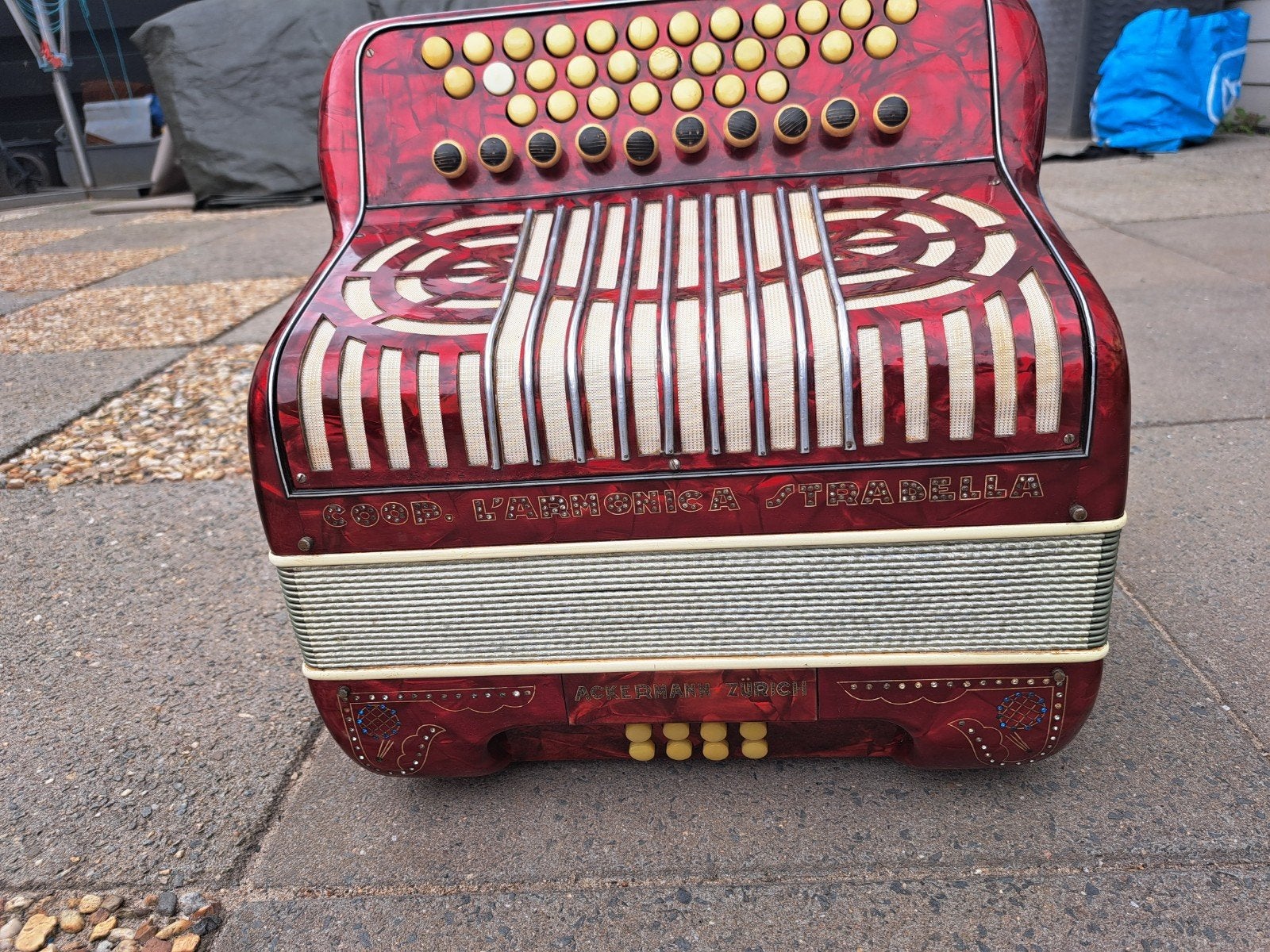 Accordeon  5 korig 35 cm, Muziek en Instrumenten, Accordeons, Ophalen of Verzenden, 120-bas, Overige merken