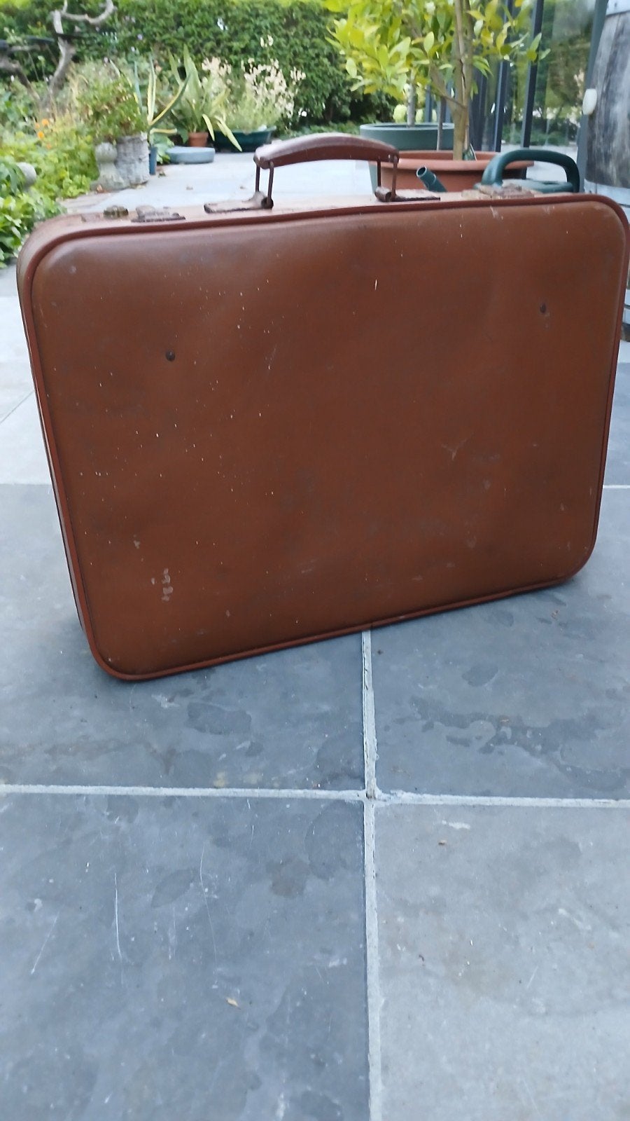 Vintage Koffer - Bruin - 55x40x17 cm, Overige materialen, Gebruikt, 50 tot 60 cm, Slot