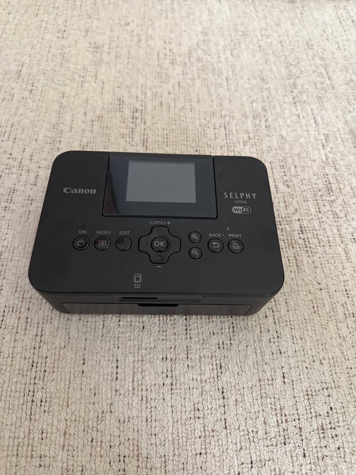 Canon Selphy CP910 Fotoprinter met WiFi + 5x fotopapier, Fotoprinter, Kleur printen, Ophalen of Verzenden, Zo goed als nieuw
