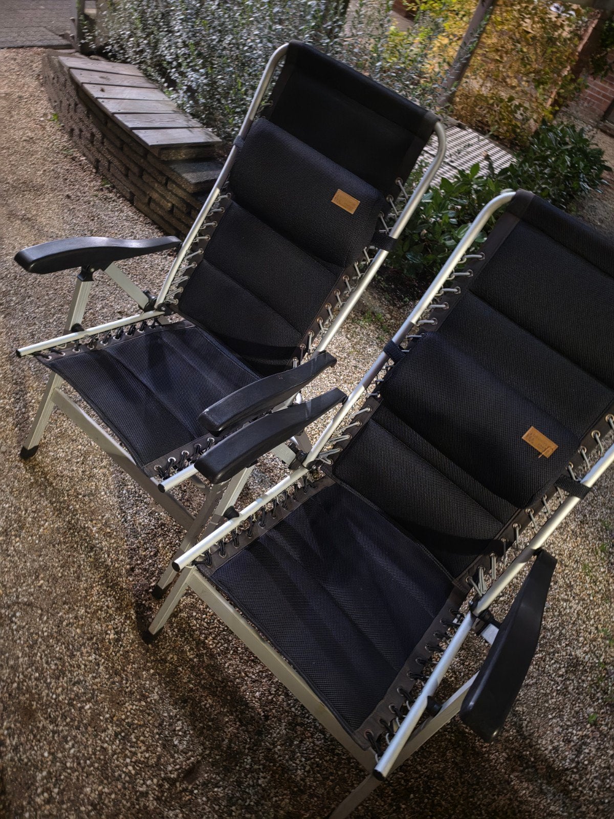 2x Obelink Soft Comfort Line campingstoelen, Ophalen, Zo goed als nieuw, Campingstoel