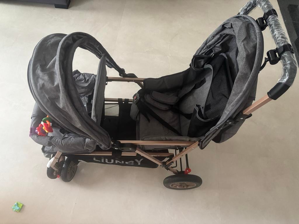 LIUNEY Duowagen - Comfortabel en Praktisch, Nieuw, Duowagen, Ophalen of Verzenden, Kinderwagen