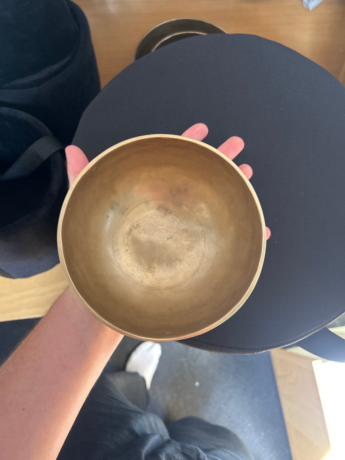Kleine bronzen klankschaal, Ophalen of Verzenden