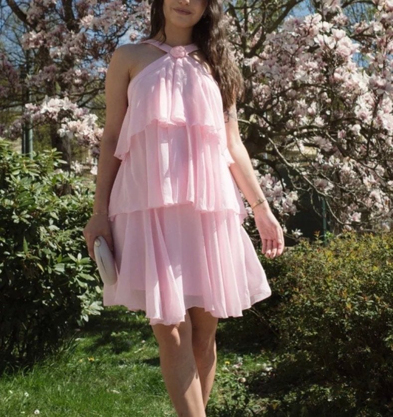 Vera Moda jurk nieuw met prijskaartjes maat M, Maat 38/40 (M), Nieuw, Ophalen of Verzenden, Roze
