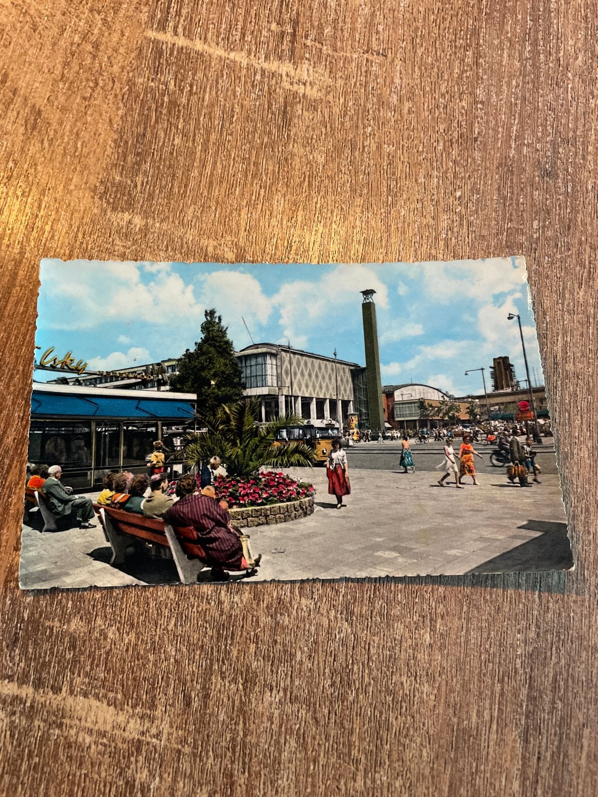 Ansichtkaart Rotterdam Coolsingel 1960 - Gelopen, Ophalen of Verzenden, 1960 tot 1980, Gelopen, Zuid-Holland