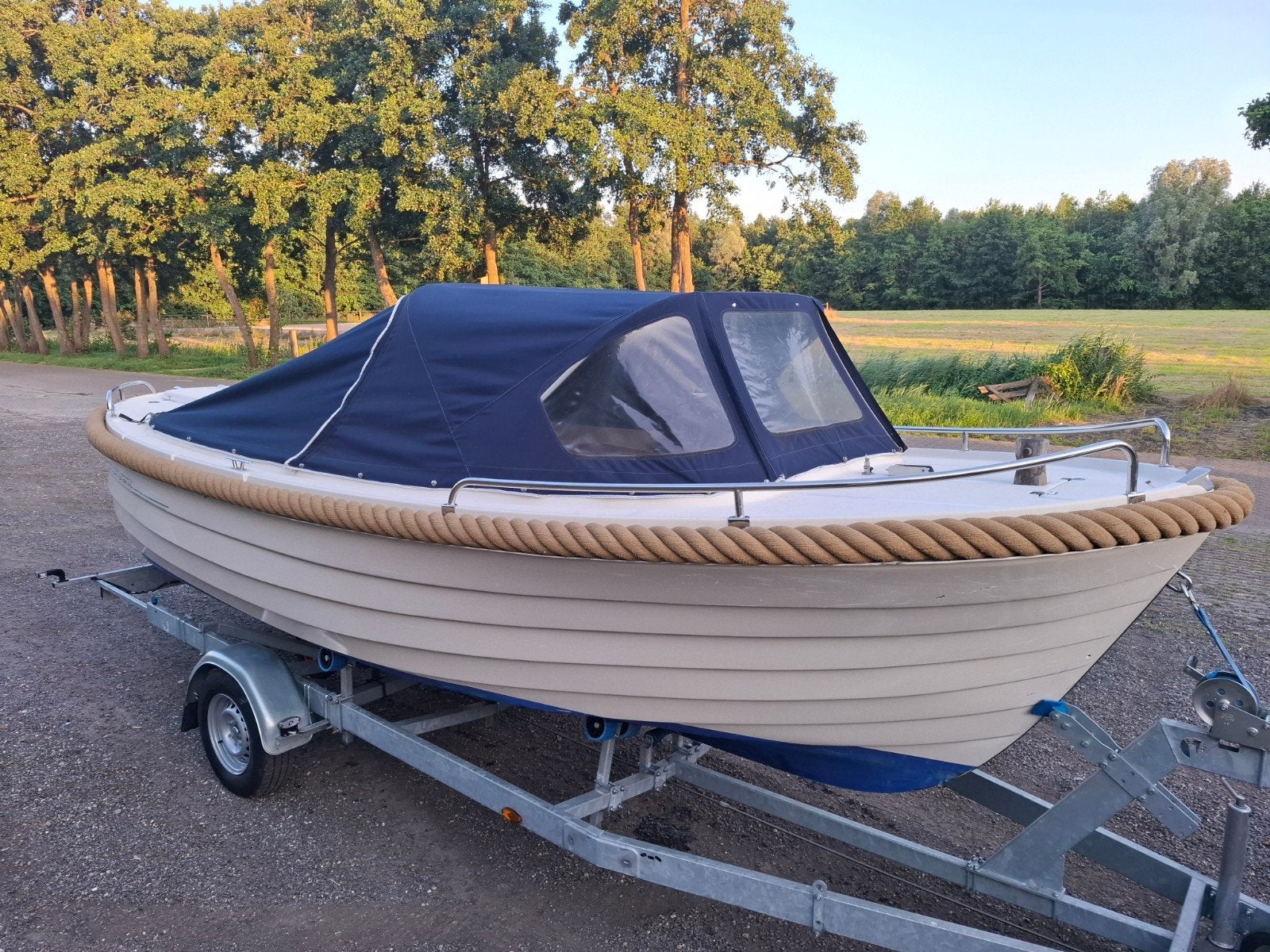 crescent allure 21 9.9 4 takt yamaha €11950,- !!, Ophalen, Gebruikt, Rondzit, Polyester