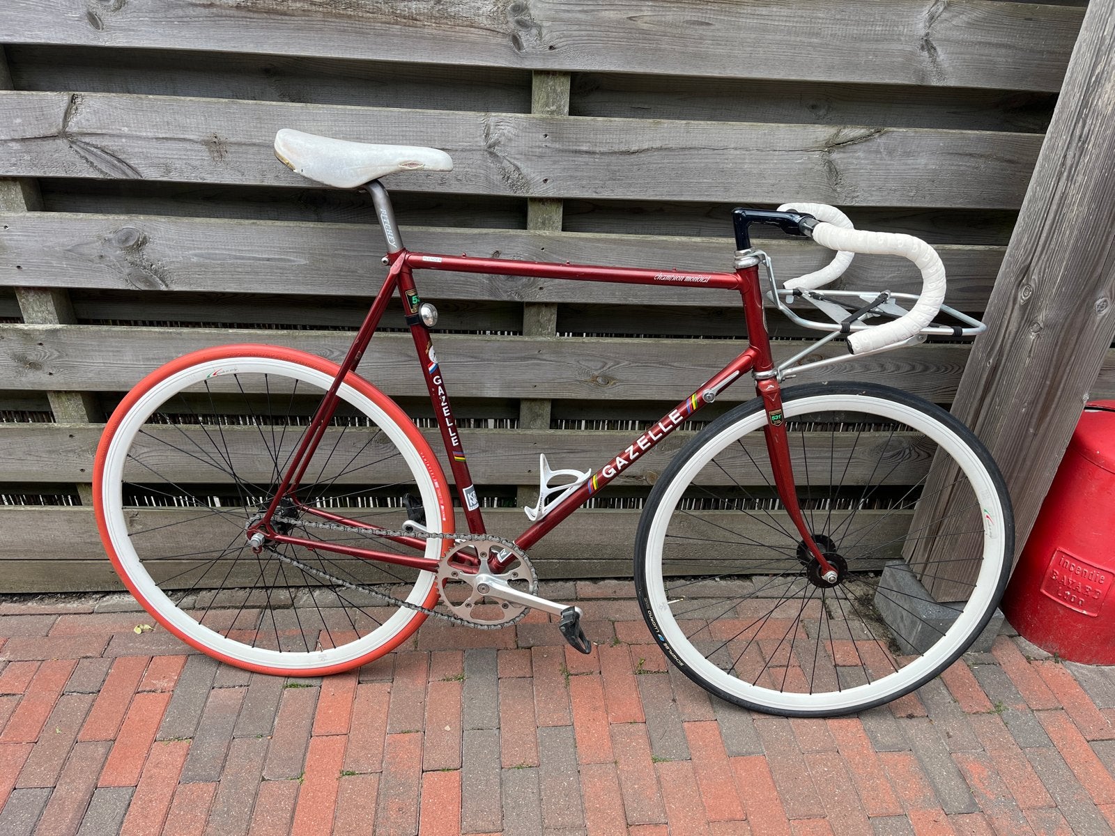 Gazelle champion mondial fixie,, Ophalen, Gebruikt, Staal, Gazelle