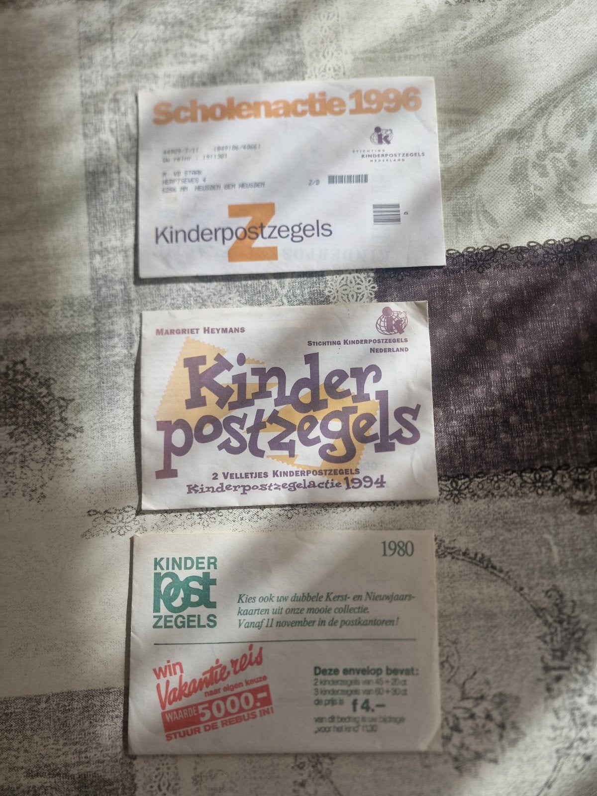 kinderpostzegels 1980 1994 en 1996, Ophalen of Verzenden, Na 1940, Postfris