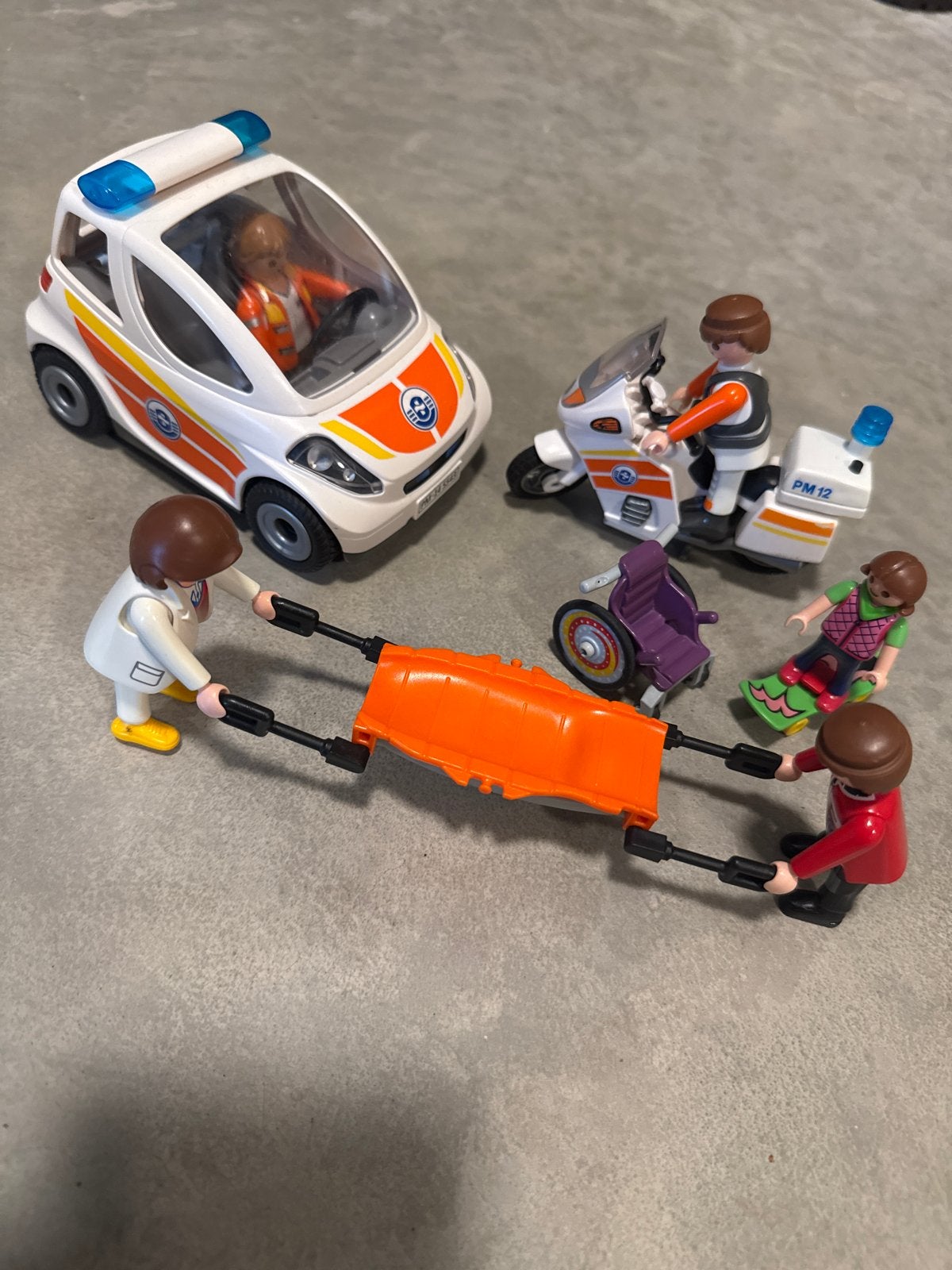 Playmobil Ambulance Set met Motor en Brancard, Ophalen of Verzenden, Gebruikt