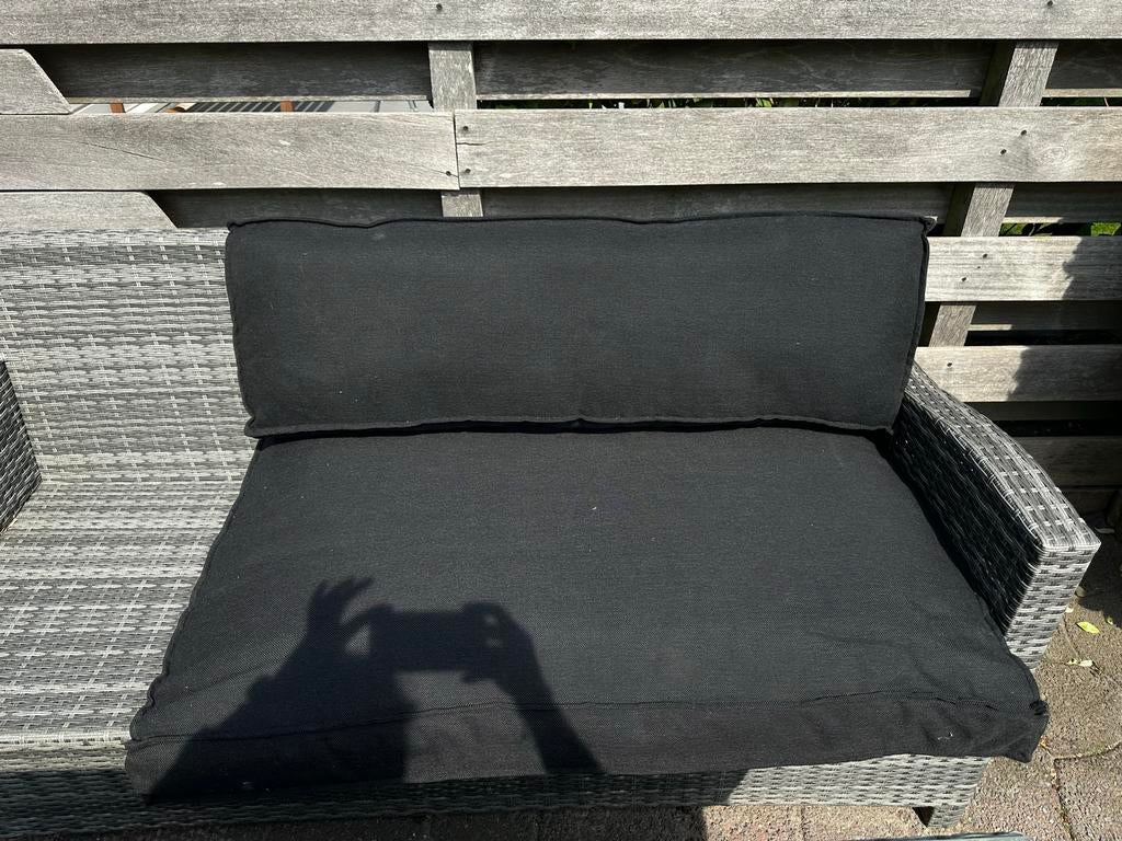 Zwarte Pallet Kussenset (zit- en rugkussen) van Karwei, Ophalen, Zo goed als nieuw