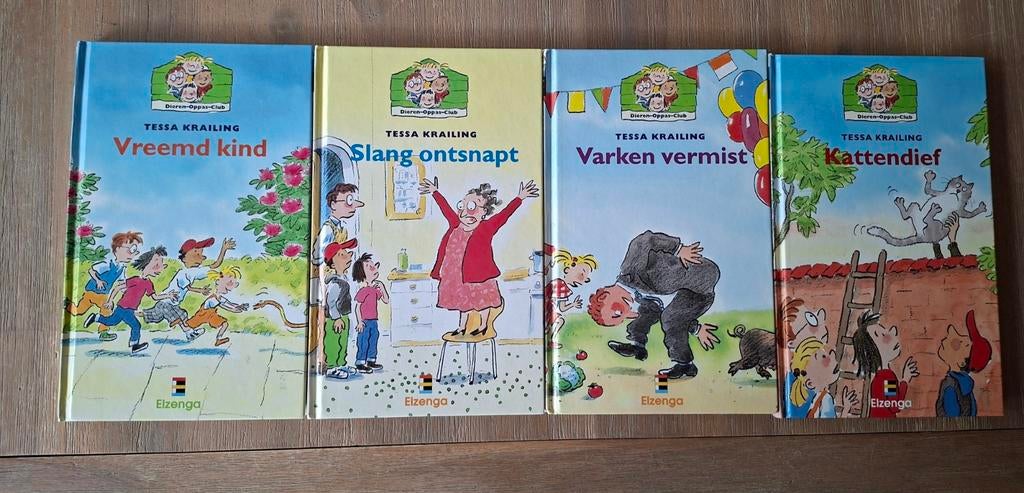 Dieren-Oppas-Club boeken Tessa Krailing (4 stuks), Ophalen of Verzenden, Gelezen, Tessa Krailing, Fictie algemeen