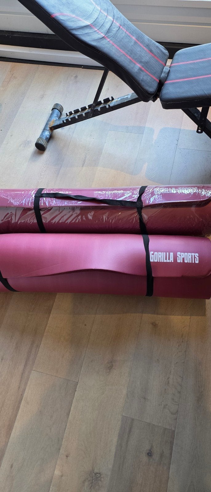 2x Gorilla Sports Fitnessmatten - Nieuw 1.90 x 1, Ophalen, Nieuw