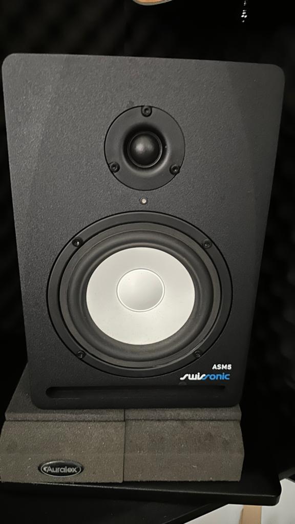 Swisonic ASM5 Bi-Amplified Studio Monitoren (Set van 2), Ophalen, Nieuw, 60 tot 120 watt, Overige merken