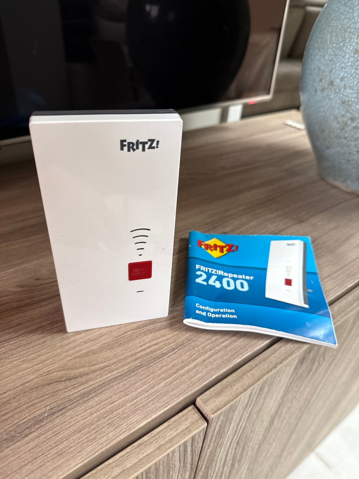 FRITZ!Repeater 2400 - Wifi-versterker, Ophalen of Verzenden, Gebruikt
