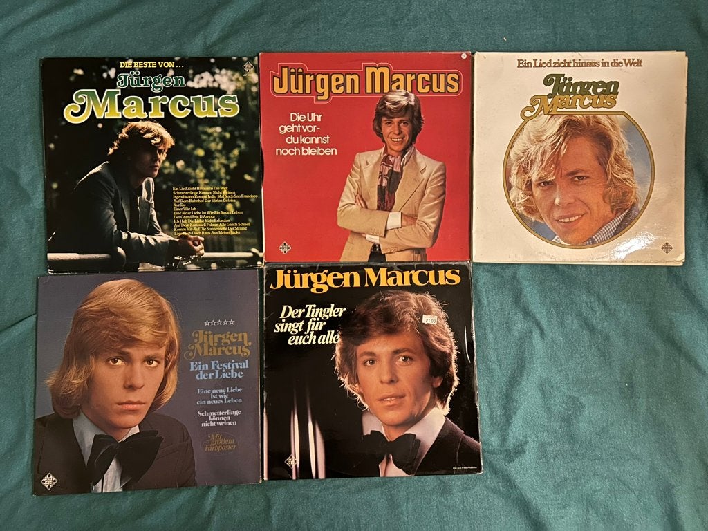 5 LP's Jürgen Marcus (ook per stuk te koop), Ophalen of Verzenden, Gebruikt, 12 inch
