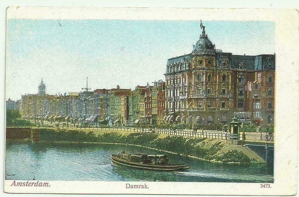 AK Amsterdam - Damrak, Carte Postale, Ophalen of Verzenden, Voor 1920, Ongelopen, Noord-Holland