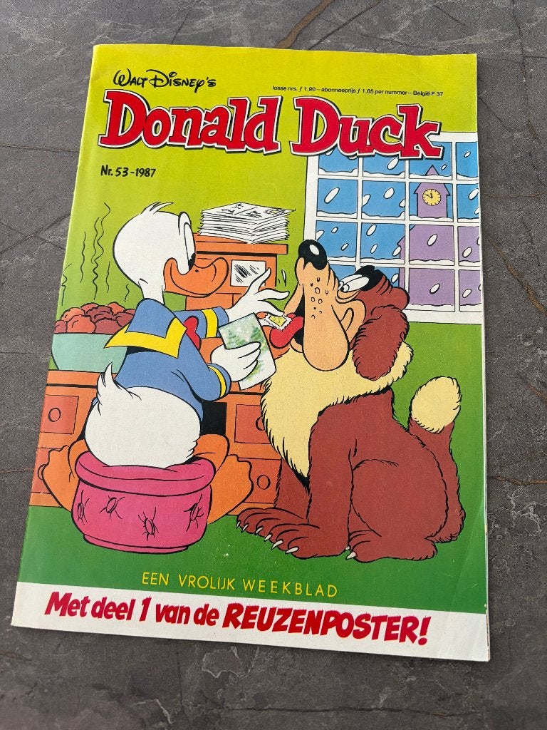 Donald Duck Weekblad 9 jaargangen 1982/1990, Complete serie of reeks, Donald Duck, Ophalen, Gelezen