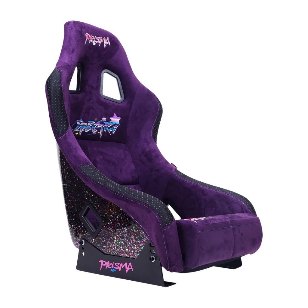 NRG Prisma Spectra Violet Kuipstoel Paars alcantara, Auto diversen, Ophalen of Verzenden