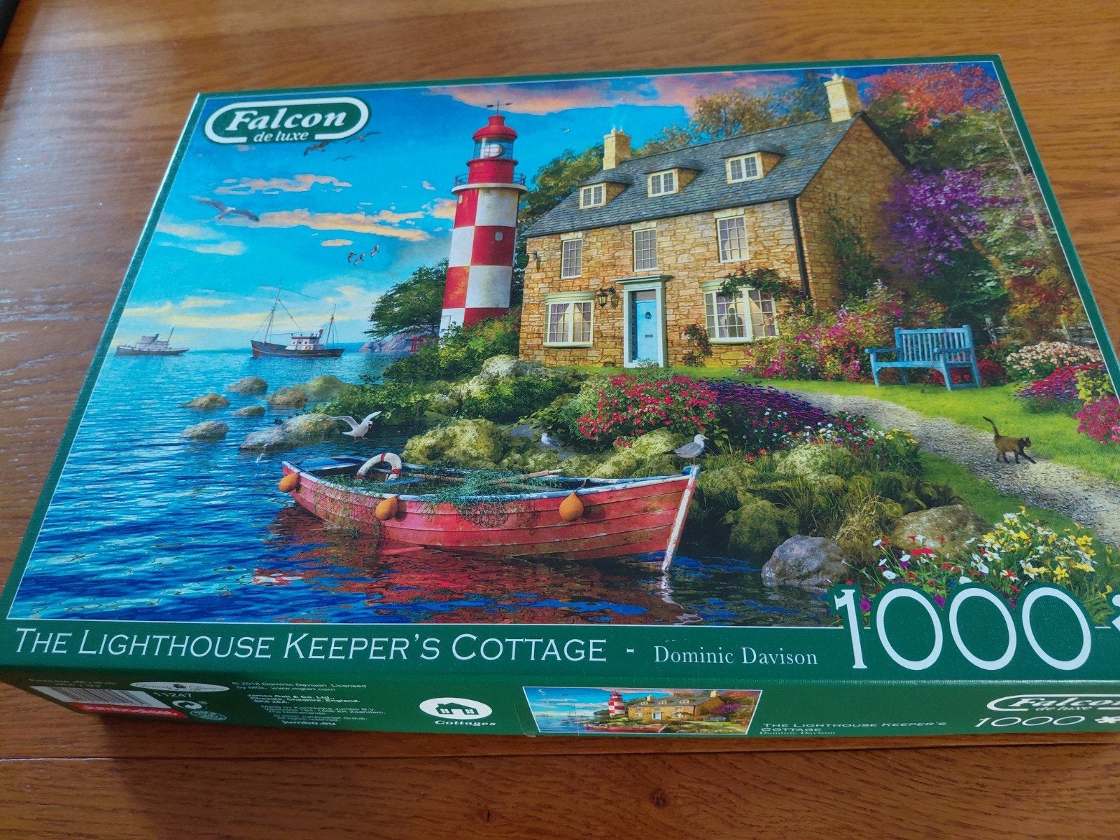 Falcon puzzel, 1000 stukjes, compleet, Ophalen, 500 t/m 1500 stukjes, Zo goed als nieuw