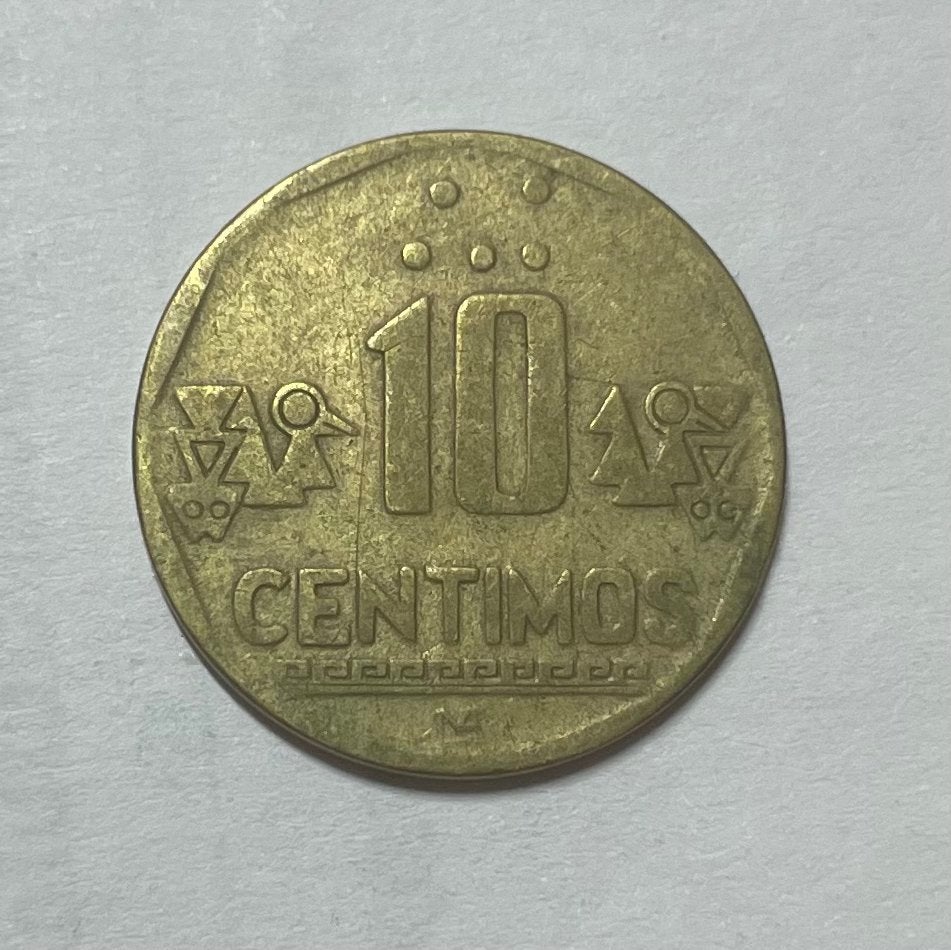10 centimos Peru 1992, Ophalen of Verzenden, Zuid-Amerika