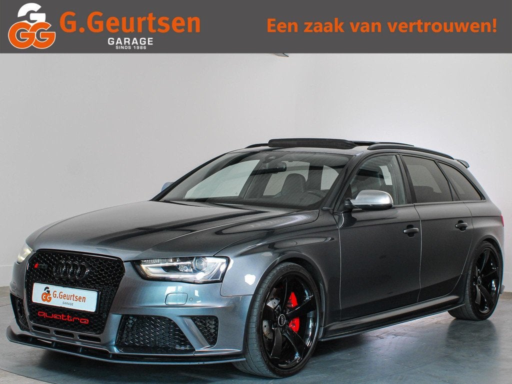 Audi RS4 Avant 4.2 FSI quattro 450PK Schaalstoelen, Panorama, Auto's, Audi, Automaat, Euro 5, Gebruikt, 1770 kg