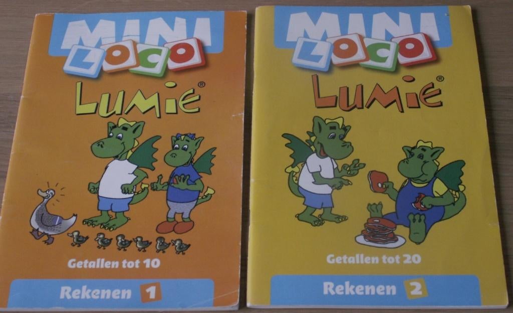 Mini Loco boekjes Lumie rekenen 1 en 2, Ophalen of Verzenden, Zo goed als nieuw, Rekenen
