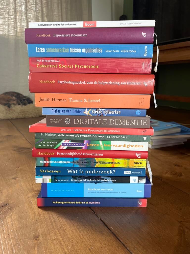 Diverse Psychologie & Onderwijs Boeken - Zo goed als nieuw, Ophalen of Verzenden, Gamma, Zo goed als nieuw, HBO
