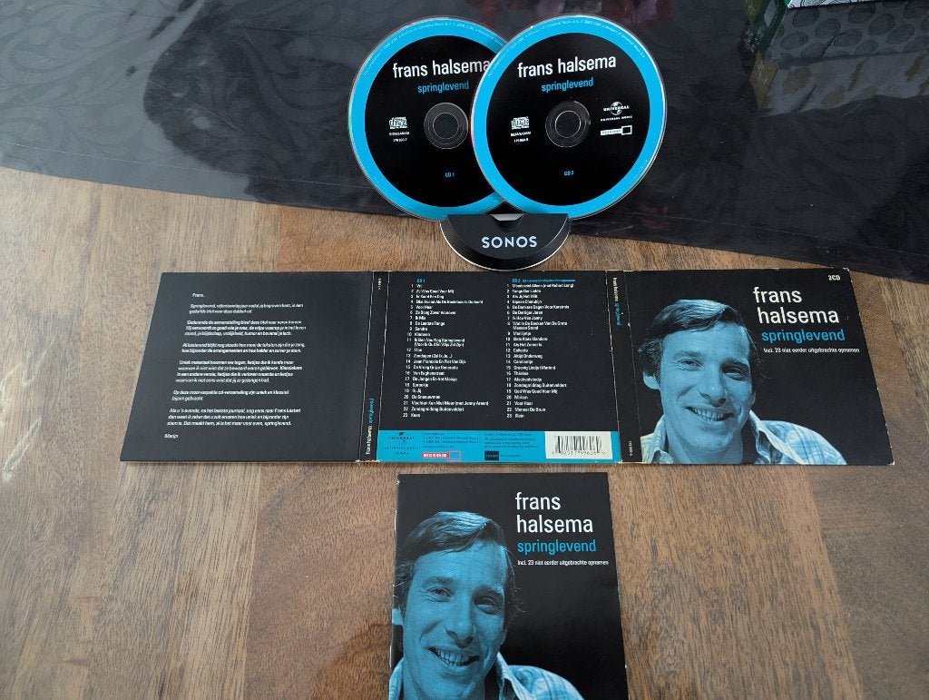 Frans Halsema - Springlevend (2CD Boxset), Ophalen, Gebruikt, Levenslied of Smartlap, Boxset