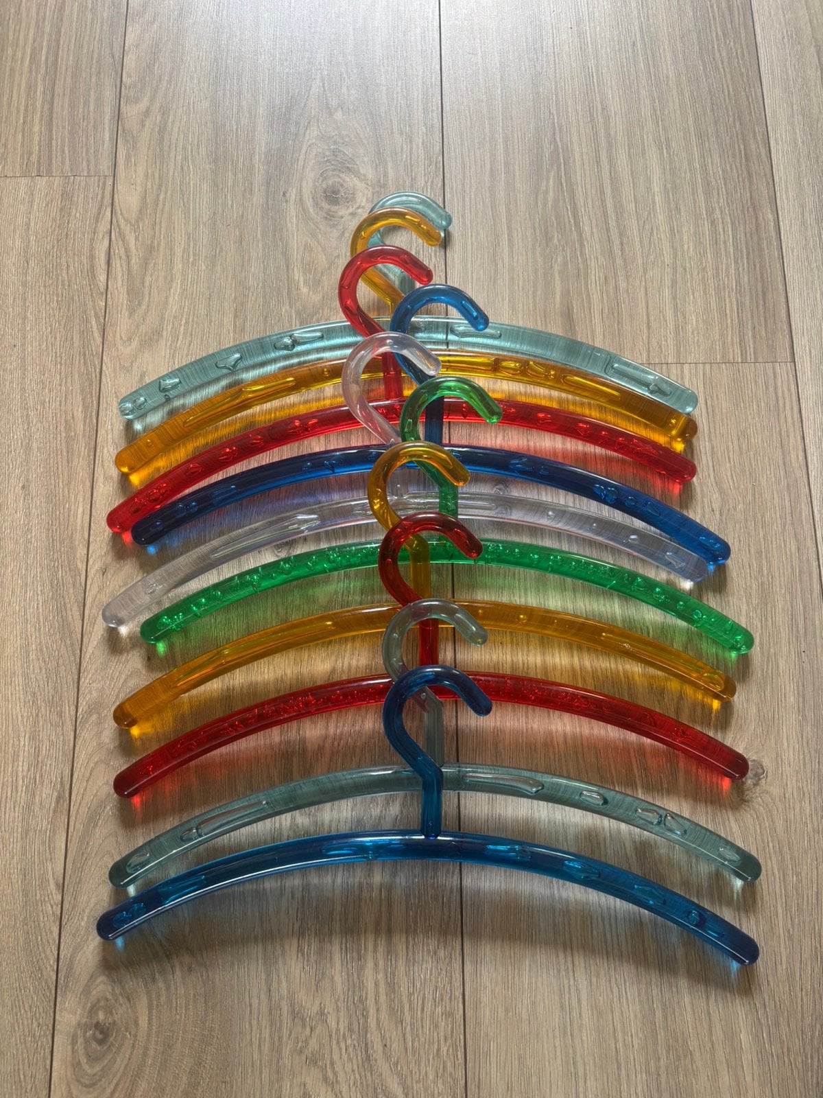 10x bubble gaderobe hangers kleding kunststof, Ophalen of Verzenden, Gebruikt, Kunststof, Volwassenen