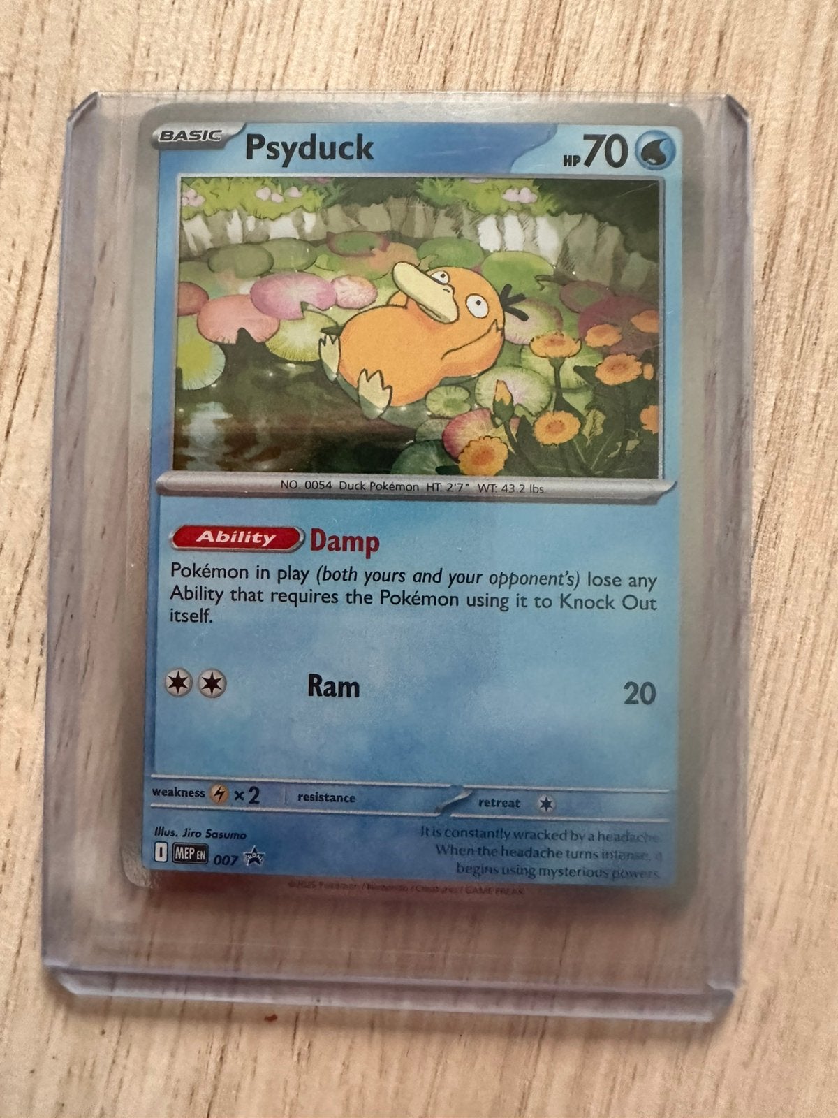 Pokémon Kaart: Psyduck (MEP EN 007) - Basic, HP 70, Verzenden, Zo goed als nieuw, Losse kaart