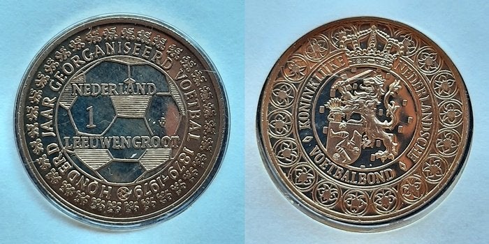 KNVB 1879-1979, Verzenden, Brons, Nederland
