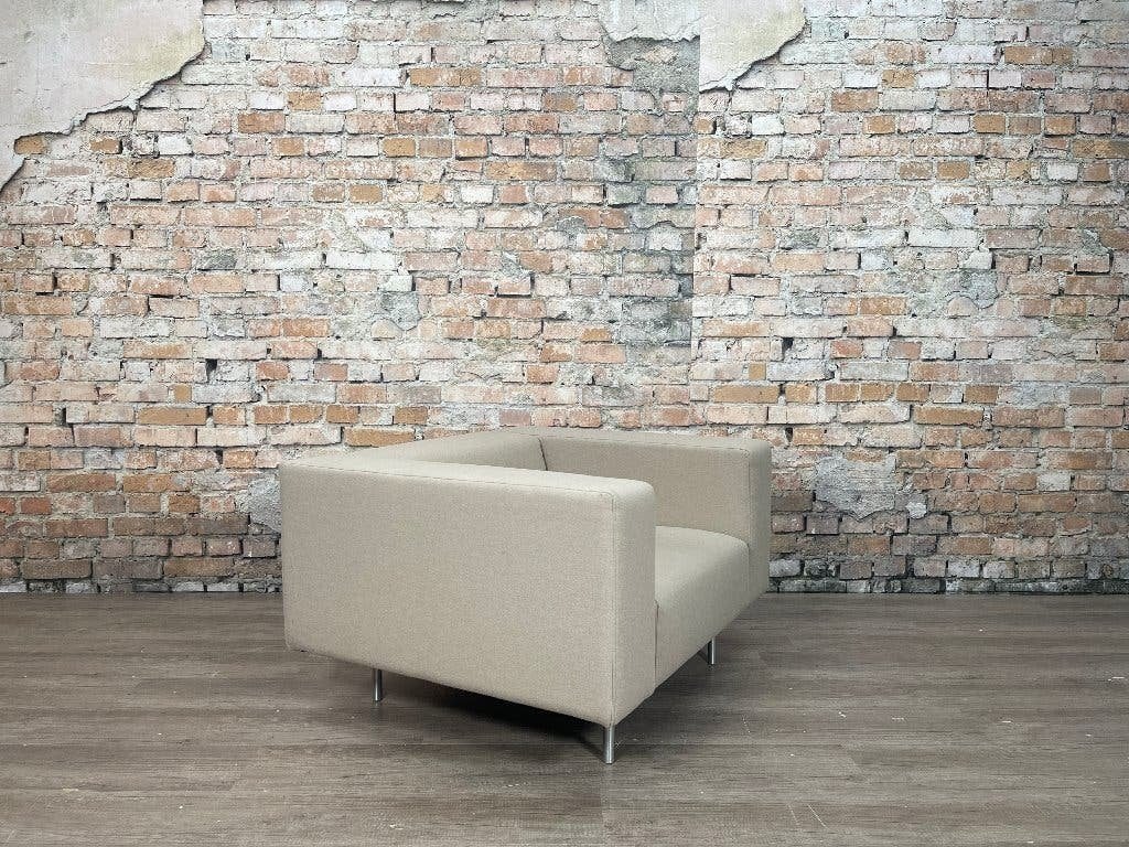 Moooi Bottoni fauteuil wol bij TheReSales, Ophalen, Design, 75 tot 100 cm, Zo goed als nieuw