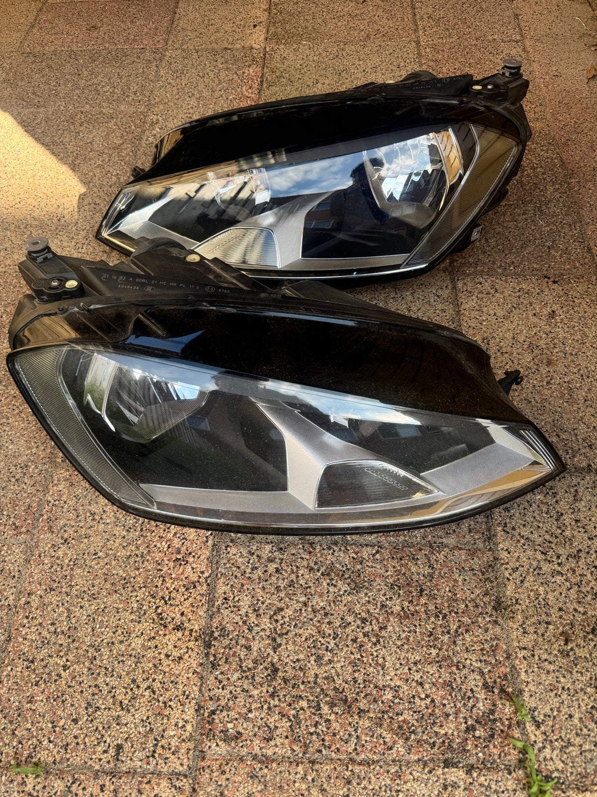 VW Golf 7 Halogeen Koplampen Set - Links & Rechts, Auto-onderdelen, Ophalen, Gebruikt, Volkswagen