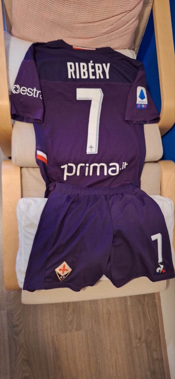 Fiorentina Ribéry #7 Thuisshirt (M) + GRATIS Shorts (S), Sport en Fitness, Voetbal, Ophalen of Verzenden