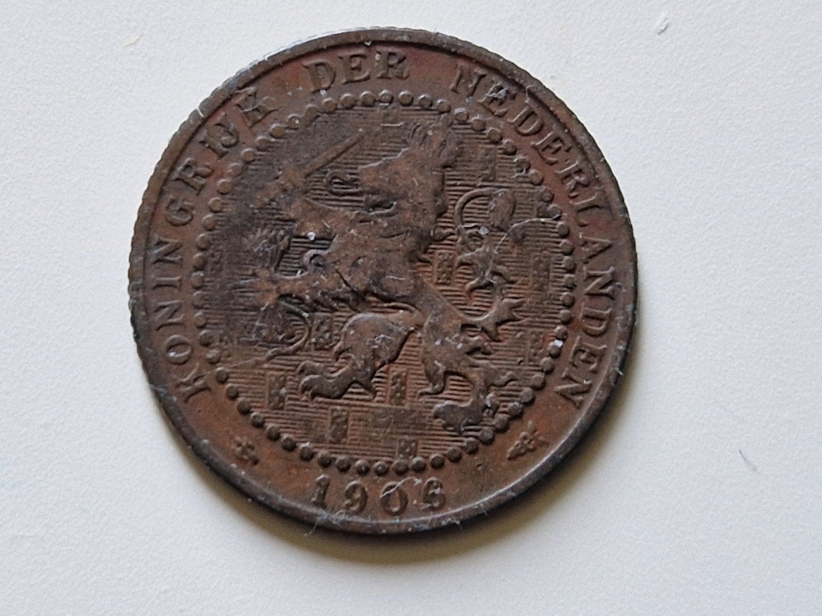 1 cent 1906 Nederland, Verzenden, Koningin Wilhelmina, 1 cent, Losse munt