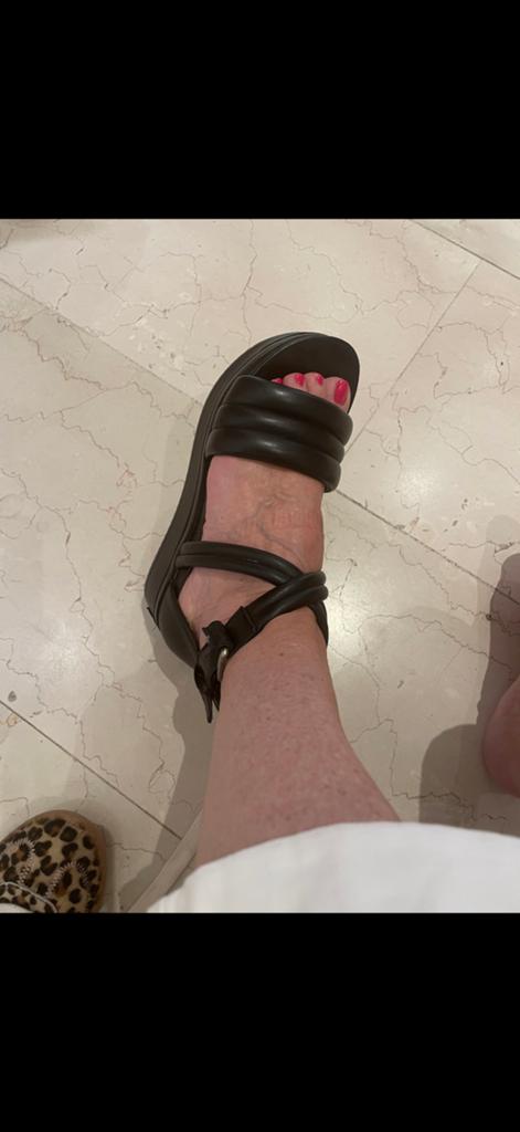 Shabbies sandalen zwart maat 36 - Nieuw!, Ophalen of Verzenden, Nieuw, Zwart, Sandalen of Muiltjes