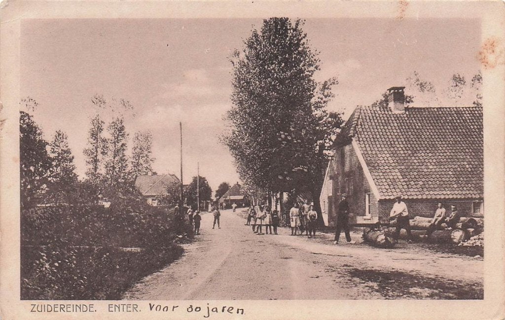 703-148-021 Zuidereinde Enter, Ophalen of Verzenden, Voor 1920, Overijssel