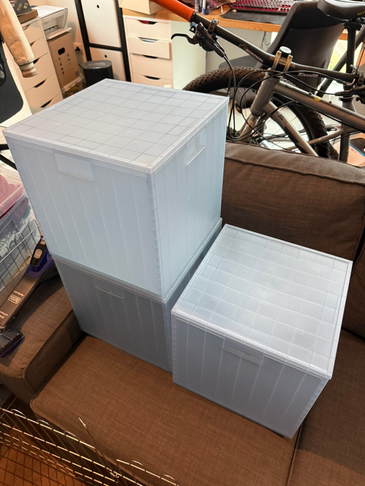 Kallax bakken 3 stuks, Ophalen, Minder dan 50 cm