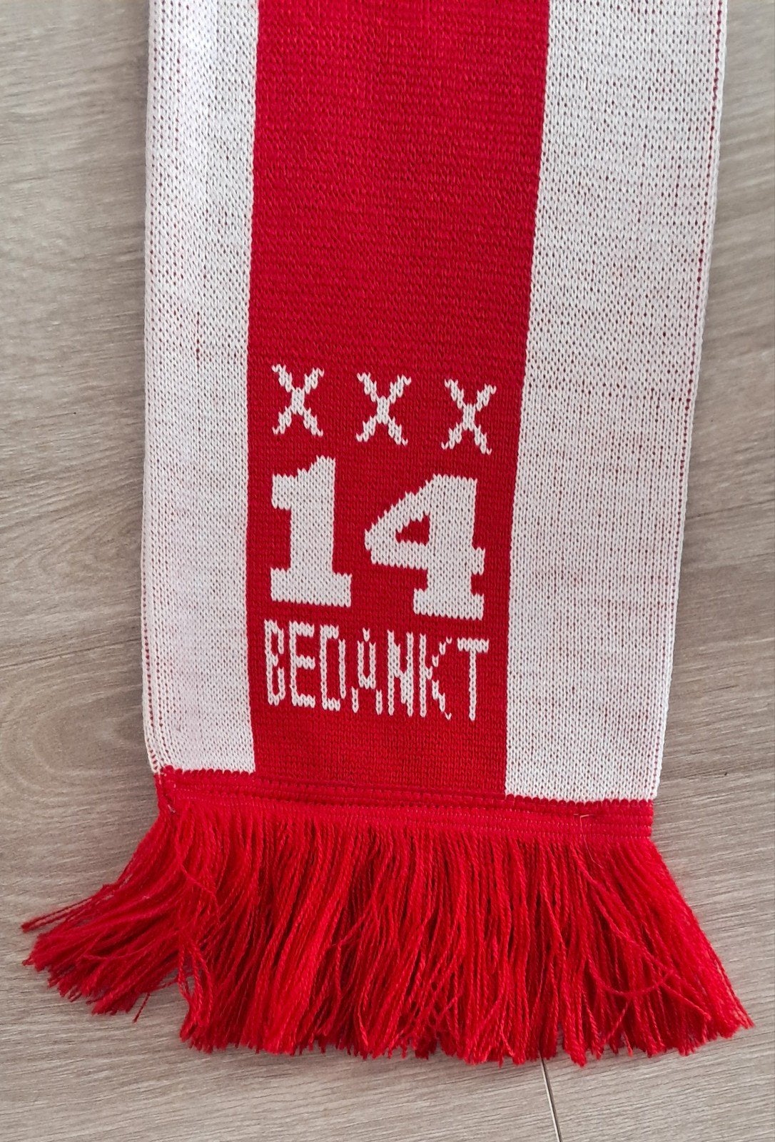 Sjaal Johan Cruijff, Verzamelen, Sportartikelen en Voetbal, Ophalen of Verzenden, Zo goed als nieuw, Ajax, Vaantje of Sjaal