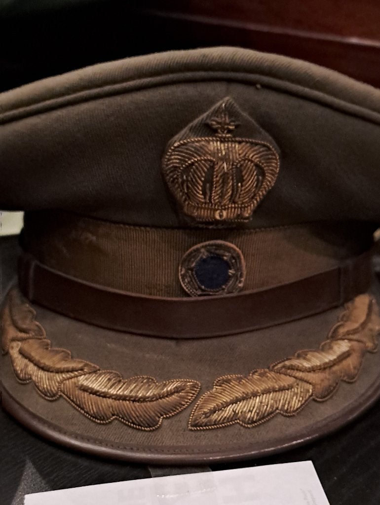 Originele Militaire Baret/Pet - Grieks Leger, Ophalen of Verzenden, Overige soorten, Overige gebieden, Helm of Baret