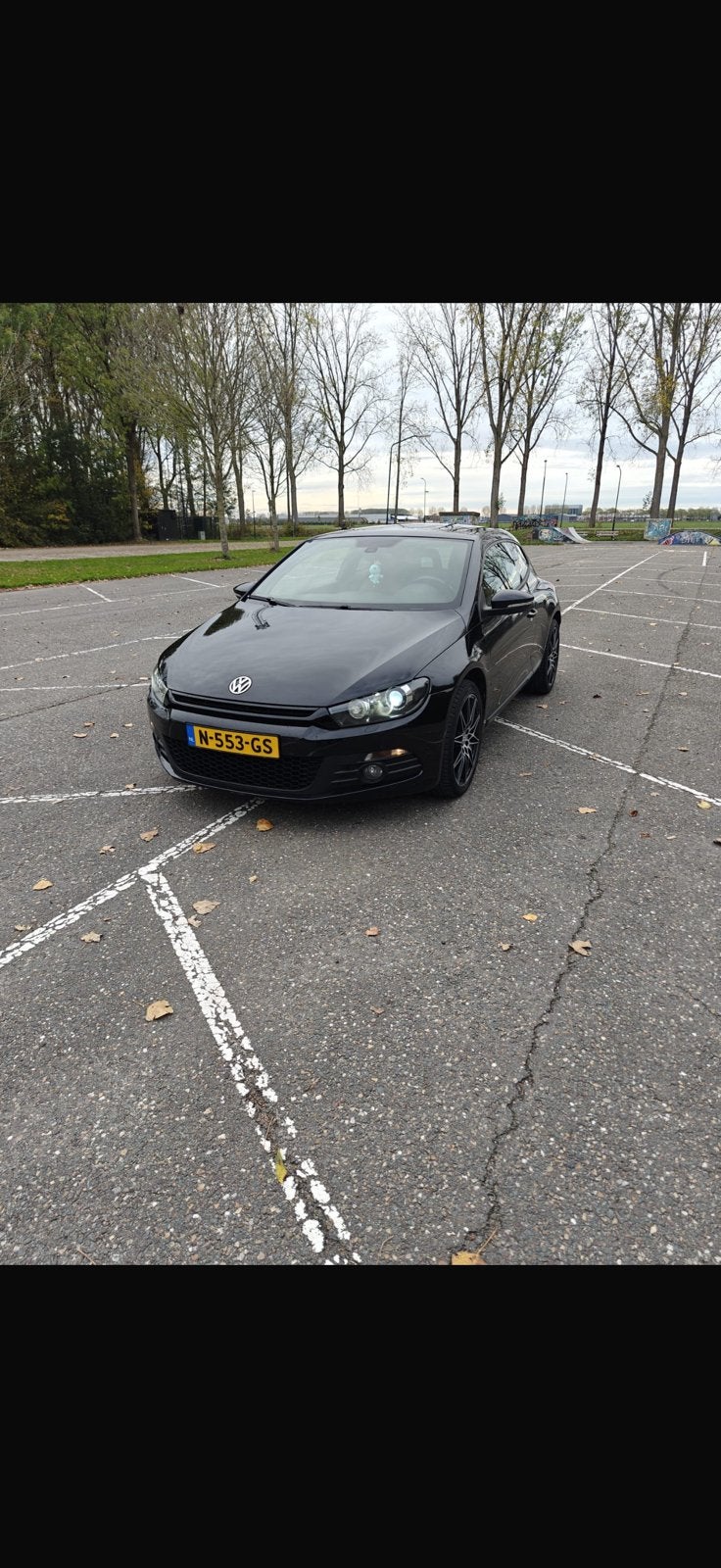 Volkswagen Scirocco 2.0 TSI DSG 2009 Zwart, Auto's, Volkswagen, 4 cilinders, 1984 cc, 4 stoelen, Zwart