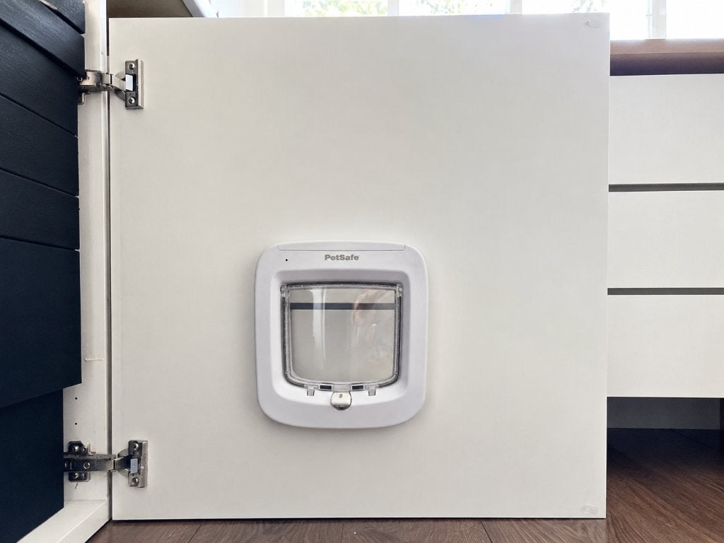 PetSafe kattenluik + IKEA LAPPVIKEN deur, Ophalen, Zo goed als nieuw