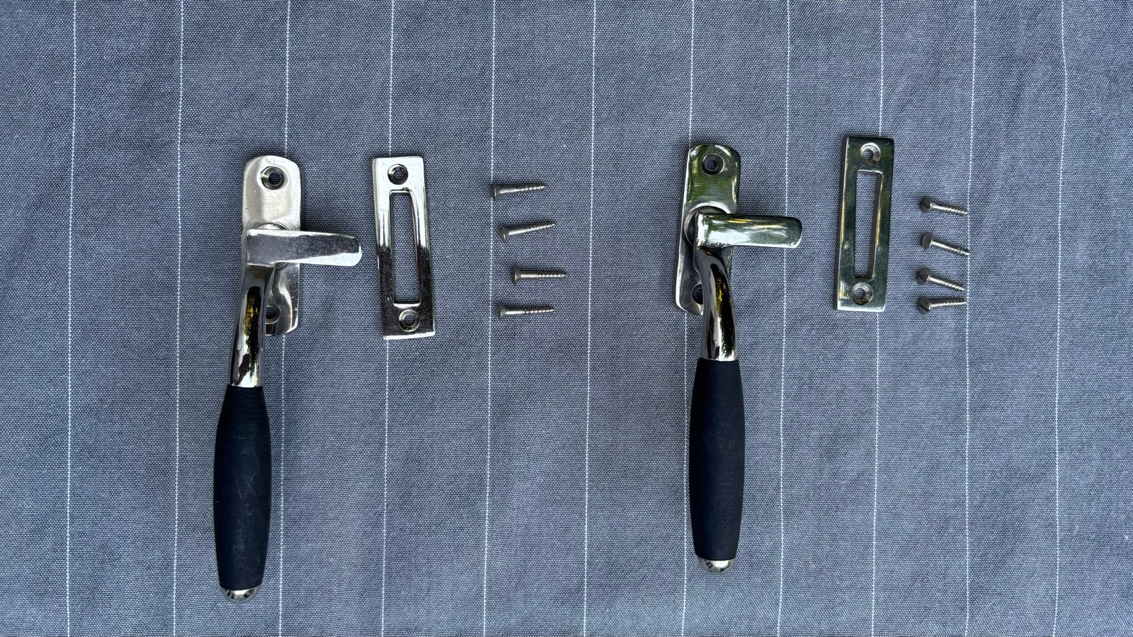 Set van 2 raamboompjes nikkel tonmodel nieuw jaren 30, Ophalen of Verzenden, Nieuw, Overige materialen, Overige typen