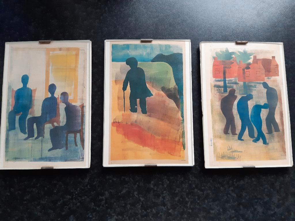 H.N. Werkman Groningen (1882-1945) & Mondriaan, Antiek en Kunst, Kunst | Litho's en Zeefdrukken, Ophalen of Verzenden
