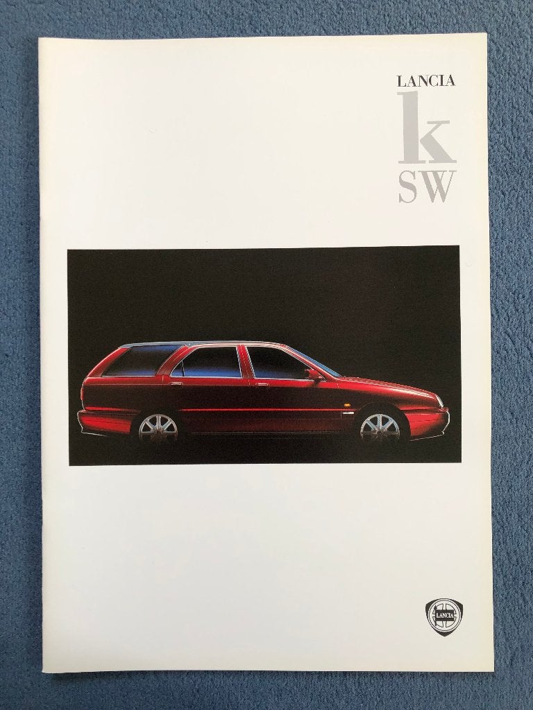 Lancia k SW groot formaat folder 1998, Ophalen of Verzenden, Zo goed als nieuw, Overige merken, Lancia